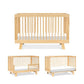 Hudson 3-in-1 Convertible Baby Crib, Natural