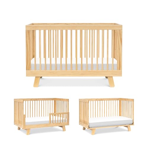 Hudson 3-in-1 Convertible Baby Crib, Natural