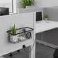 2 Pack Hanging Wall Basket Organizer Over the Cabinet Door Wire Baskets for Organizing (2 Count)