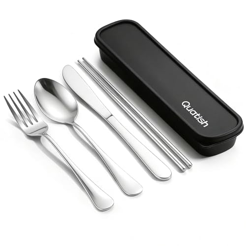 Travel Utensils with Case (5 Count)