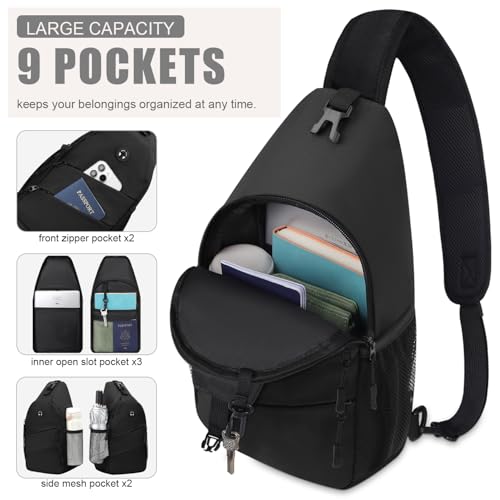 Crossbody Bags for Women Men Trendy Sling Bag Backpack Chest Bag