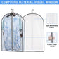 Hanging Clothes Storage with 4" Gusseted Garment Covers