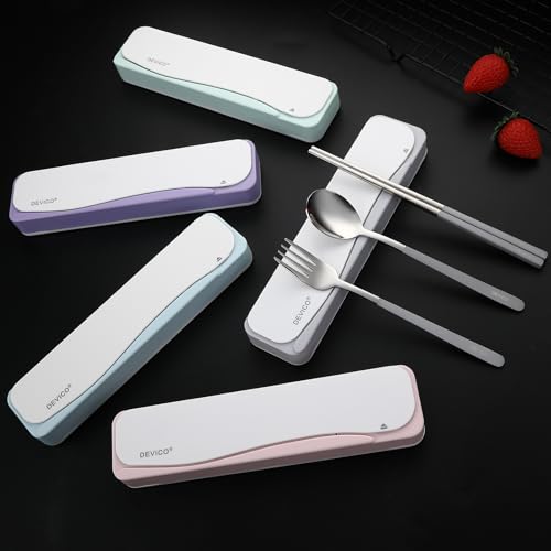 Travel Utensils with Case (4 Count)