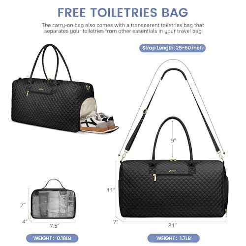 Women Weekender Travel Duffle Bag