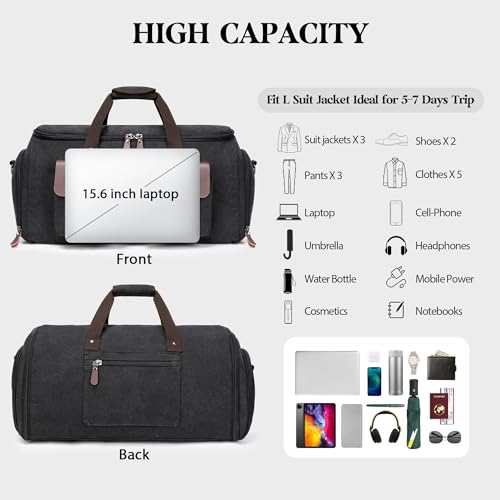 Canvas Garment Bags for Travel