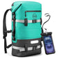 30/40/55L Waterproof Dry Backpack & Phone Case - Large Floating Dry Bag for Kayaking, Travel, Hiking, Fishing, Camping, Motorcycles & Beach, Heavy-Duty Roll Top Men/Women (Teal)