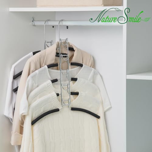 No Shoulder Bump Multiple Sweater Coat Clothes Hangers (2 Count)