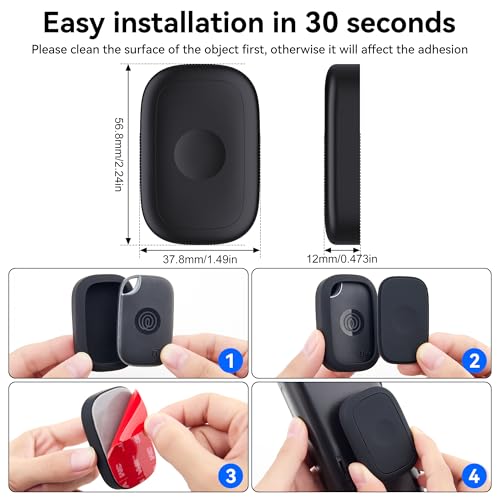 2 Pack Adhesive Mount Holder for Tile Life360 Pro 2024 Tracker with 3M Adhesive Sticker