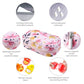 Weekly Travel Pill Organizer 2 Times a Day AM PM Rainbow Pill Box