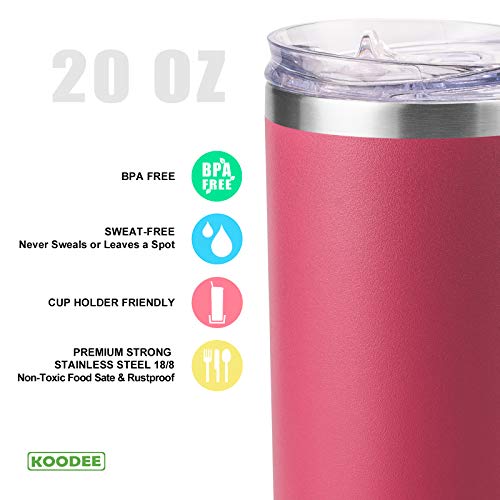 20 oz Tumbler with Lid and Straw (2 Count)