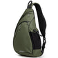 Sling Bag Men Backpack Unisex One Shoulder Bag Hiking Travel Backpack Crossbody with USB Port for Men Women Versatile Casual Daypack