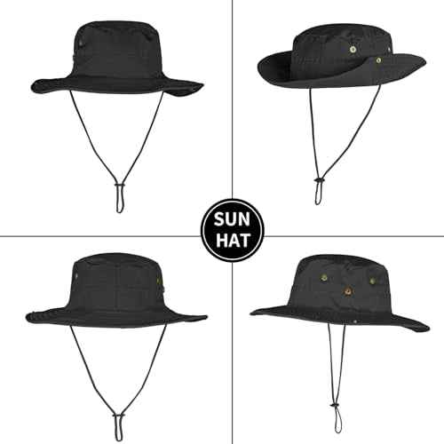 Sun Hats for Men Women Safari Hat Foldable Fishing Hat UPF 50+ Bucket Hat