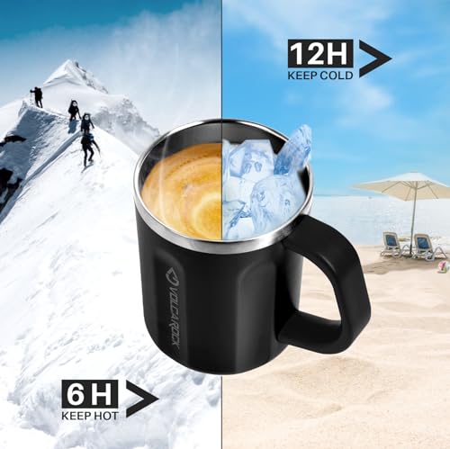 Stainless Steel Coffee Mug with Handle