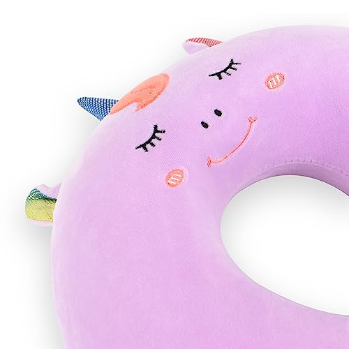 Cartoon Headrest & Neck Pillow for Kids Boys & Girls