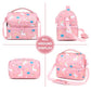 Kids Double Decker Cooler Insulated Lunch Bag Large Tote for Boys