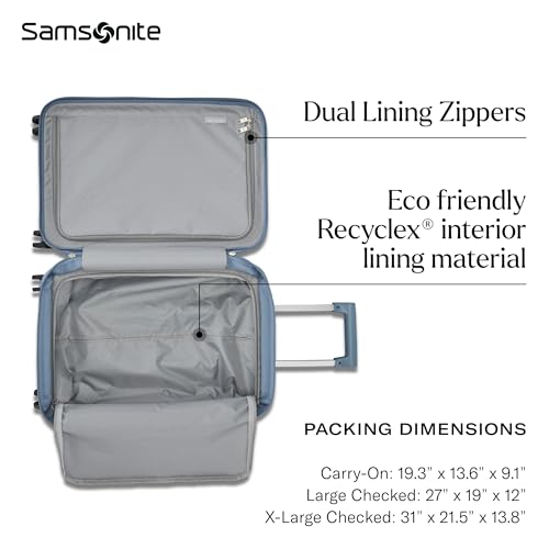 UpLIFT Carry On Hardside Luggage with Spinner Wheels