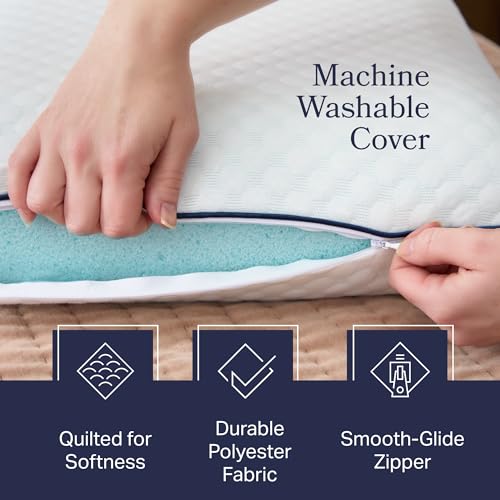 Cooling Gel Memory Foam Pillow for Sleeping
