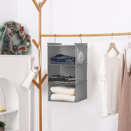 3 Tier Shelf Hanging Closet Organizer (3 Shelves)