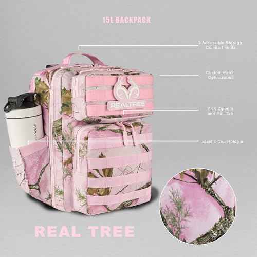15L Slim Gym Backpack 1000D Travel EDC Daypack