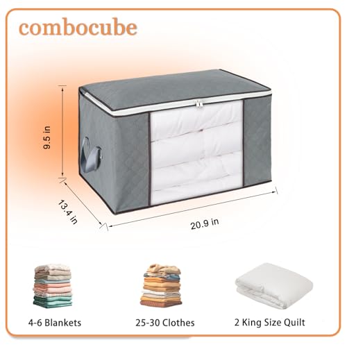 6 Pack Closet Organizers and Storage Containers (6 Count)