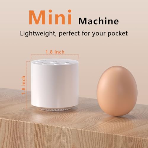 Sleep Sound Machine Portable White Noise Machines with 30 Soothing Sounds 32 Levels Volume 4 Timer Options Compact Auto