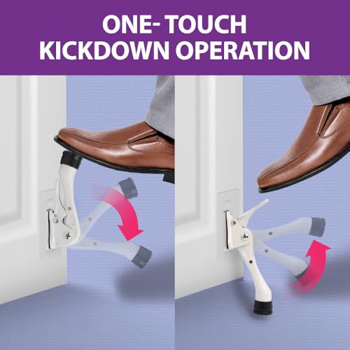 Door Stopper with Adhesive Bracket Stickers