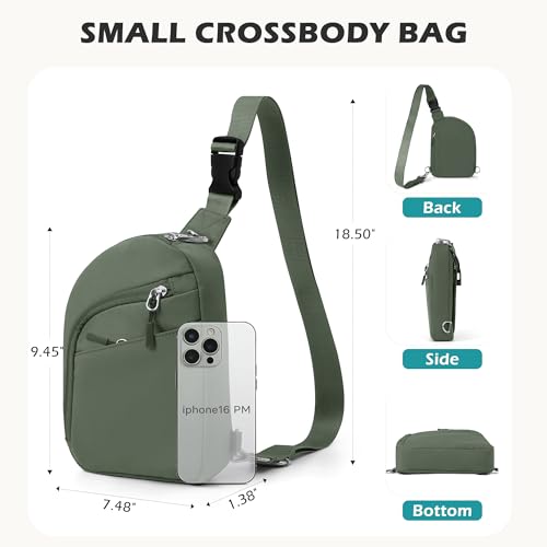 Anti Theft Crossbody Bag for Women Men