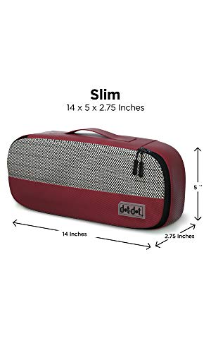 Slim Packing Cubes for Travel 5pc Set (5 Count)
