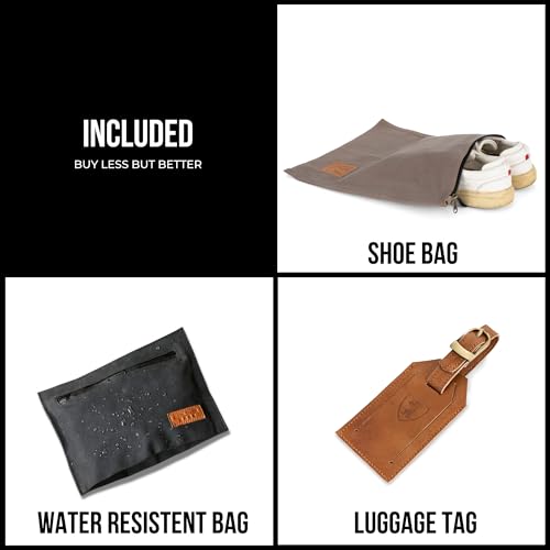 Vintage Genuine Leather Duffle Bags For Men Denver M