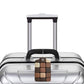 2 Pack Luggage Tags for suitcases Wood Blocks Walnut TSA Approved Label Luggage Tag Baggage Tag Leather Stainless Steel Loop Label Tag for Men Women Travel Bag Suitcase (2 Count)