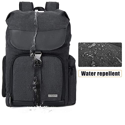 Camera Backpack Canvas Photography Bag for DSLR