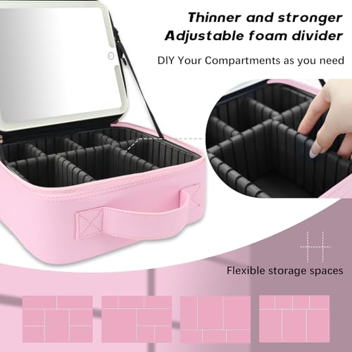 Makeup Bag with Led Mirror
