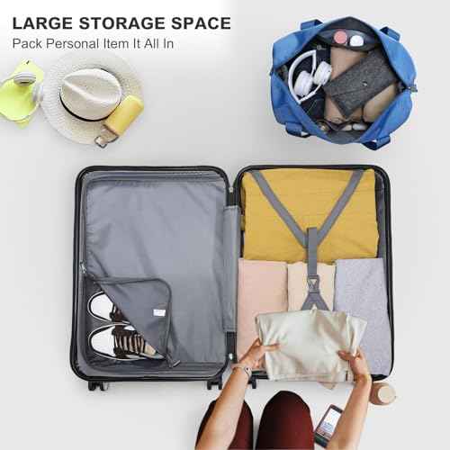 Luggage Set 4 Piece Carry On Hardside Luggage with Spinner Wheels (4 Count)