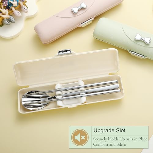 Travel Silverware Set with Case (4 Count)