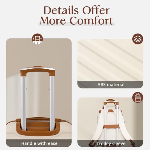 Luggage Set Hardside Suitcase (3 Count)