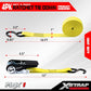 4 PK Ratchet Tie Down Straps (4 Count)