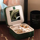 Travel Jewelry Organizer Boxes for Women Small Portable Necklace Earrings Bracelet Rings Travel Case Best Friend Birthday Gifts for Women Trendy