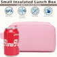 Small Insulated Lunch box Portable Soft Bag Mini Cooler Thermal Meal Tote Kit with Buckle for Work