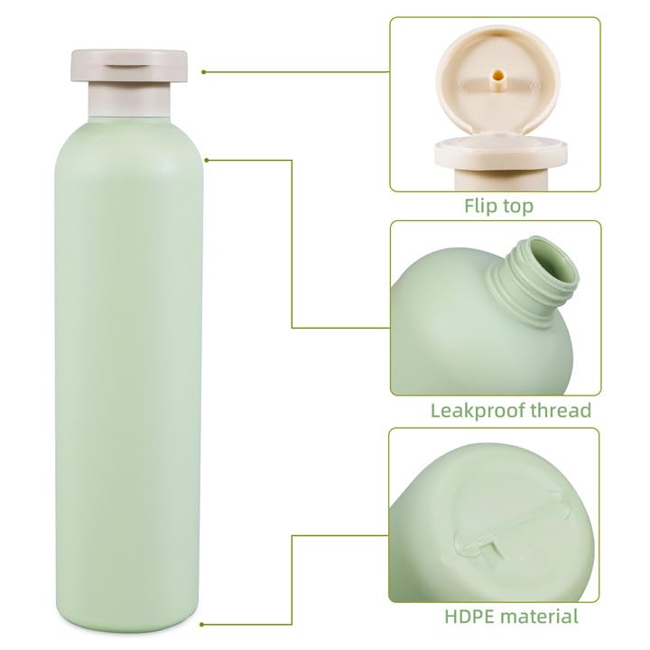 8.8oz Squeeze Bottles with Flip Cap (2 Count)