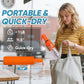 Windproof Travel Umbrellas for Rain and Sun (2 Count)