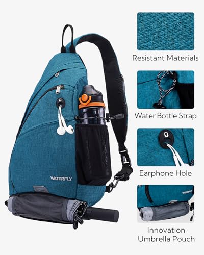 Large Sling Bag Crossbody Backpack Chest Pack for Men Women
