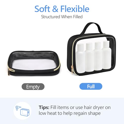 Clear Makeup Bag Travel (3 Count)