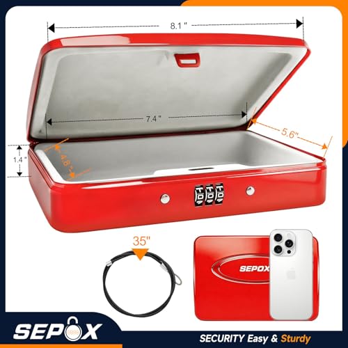 Water Fire Resistant Steel Lock Box 3
