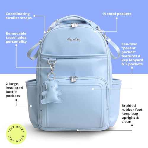 Boss Plus Large Diaper Bag Backpack with 19 Pockets