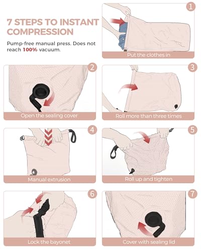 Compression Travel Laundry Bag for Dirty Clothes