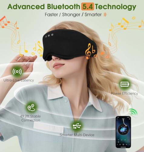 Bamboo Cotton Bluetooth Sleep Mask