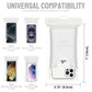 Waterproof Phone Pouch [Floating Airbag Design] Universal IPX8 Cellphone Case Dry Bag with Lanyard for iPhone 16 15 14 13 Pro Max Galaxy S24 S23 Phones Up to 6.9'' for Beach Vacation