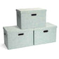 Storage Bins with Lids Fabric Closet Organizers Cubes Office Organization (3 Count)