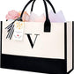 Initial Tote Bag