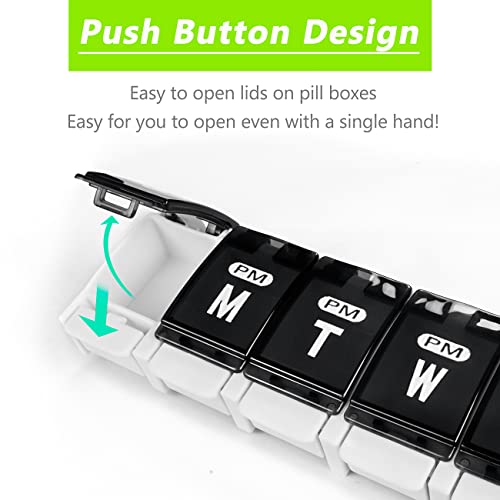 Extra Large Weekly Pill Organizer 2 Times a Day